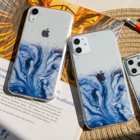 Силиконовый чехол Акварель для Xiaomi Redmi Note 9 Pro, арт.011729