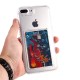 Силиконовый чехол для iPhone 7 Plus с карманом для карт, арт. 013019