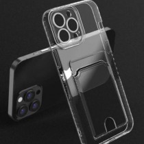 Силиконовый чехол для iPhone 11 Pro Max с карманом для карт, арт. 013019