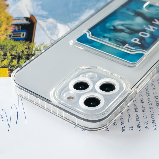 Силиконовый чехол для iPhone 13 Pro Max с карманом для карт, арт. 013019