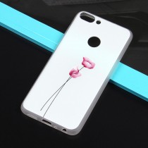 Чехол ТПУ с цветами для Huawei P Smart, арт.010774