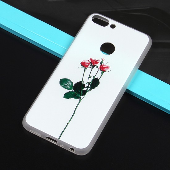 Чехол ТПУ с цветами для Huawei P Smart, арт.010776