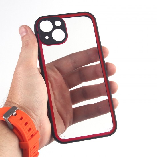 Чехол iPhone 13 совместимый акриловый прозрачный, арт.012878
