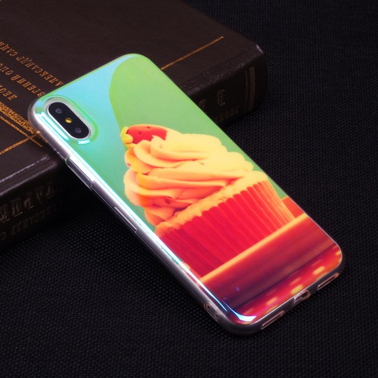 Панель ТПУ Blue Shine для iPhone X/XS, арт.010437