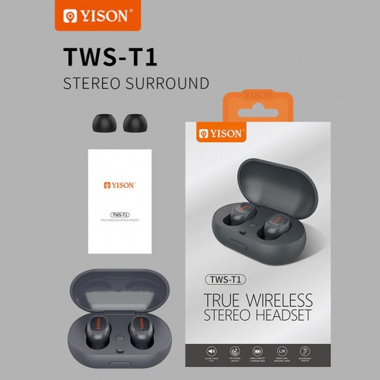 Беспроводные наушники Yison TWS-T1, арт.011070