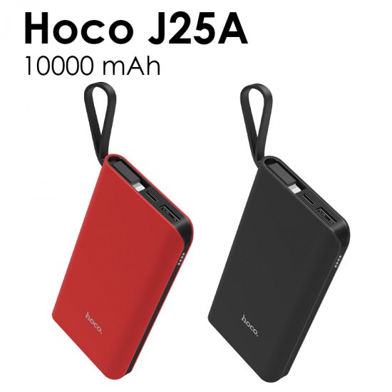 Внешний аккумулятор универсальный Hoco J25A 10000 mAh с кабелем Micro, арт.011249
