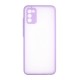 Чехол для Samsung Galaxy A02s,ТПУ, матовый, с цветными бортиками, арт 011417