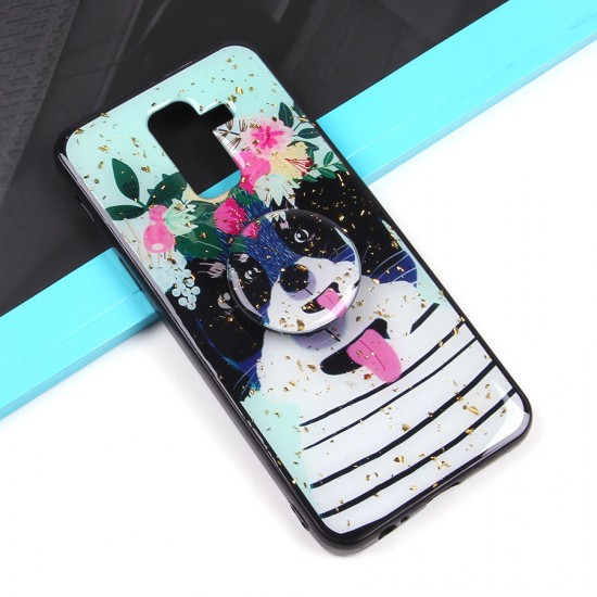 Чехол ТПУ с попсокетом для Samsung Galaxy A6+ (2018), арт.010895