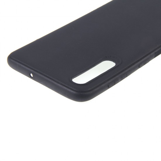 Чехол для Samsung Galaxy A50/50S/30S черный силиконовый с защитой камеры, арт.012424