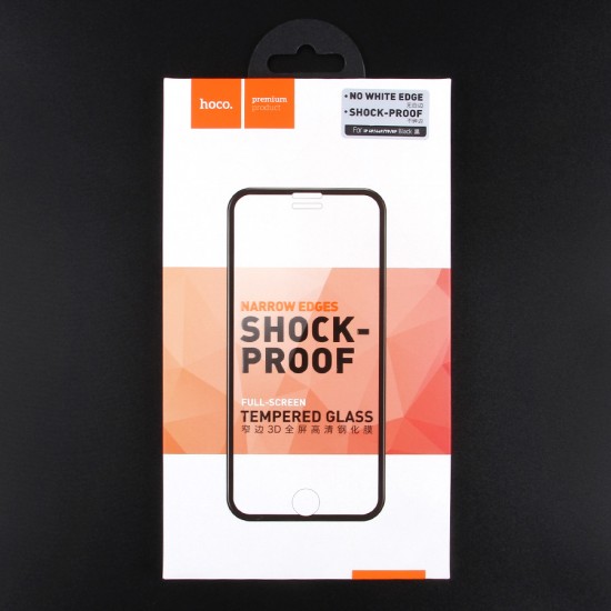 Защитное стекло Hoco для iPhone 6 Plus/7 Plus/8 Plus на полный экран, арт.010656