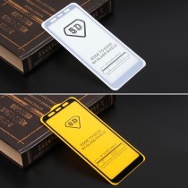 Защитное стекло Full Glue для Samsung Galaxy A7 (2018) на полный экран, арт.010630