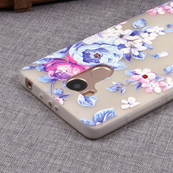 Матовый чехол со стразами для Xiaomi Redmi 4 Prime, арт.009658