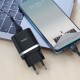 Сетевое зарядное устройство 2 в 1 Hoco C12Q для Type-C, арт.011648