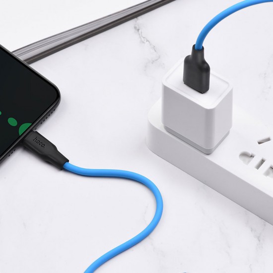 USB - micro USB дата кабель HOCO X21 Plus, 1 м, арт.011657