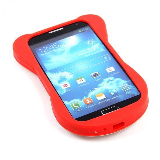 Силиконовый чехол Зайка для Samsung i9500 Galaxy S4, арт.007119