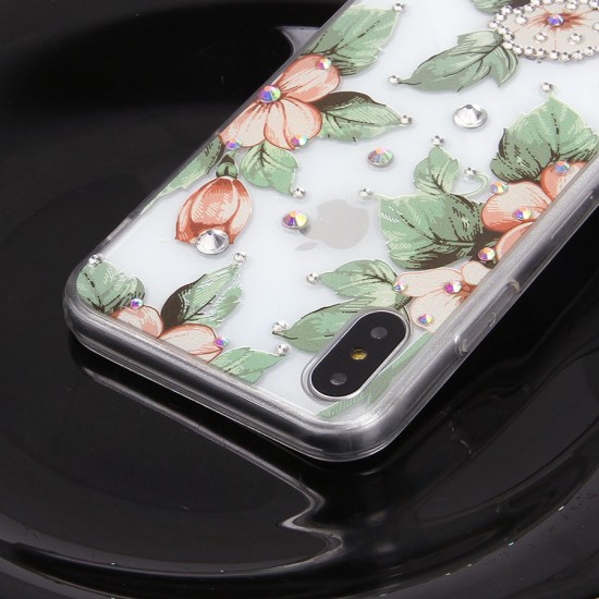 Чехол со стразами для iPhone X/XS, арт.010528
