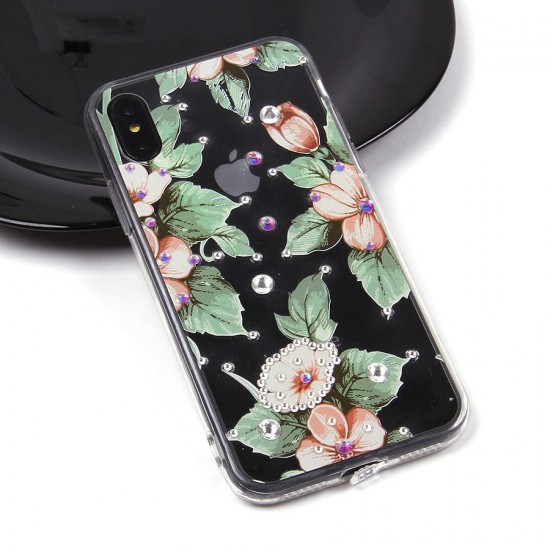 Чехол со стразами для iPhone X/XS, арт.010528