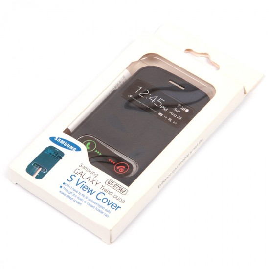 Задняя крышка-чехол Flip Cover для Samsung S7562 Galaxy S Duos, арт.006572