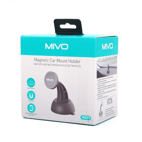 Магнитный держатель в авто Mivo MZ09, арт.011287