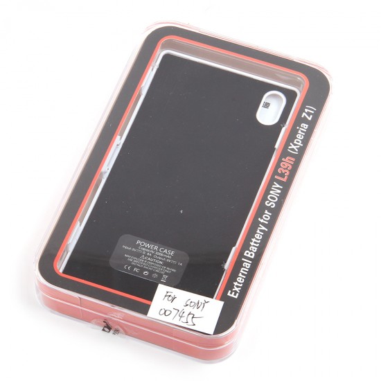 Чехол-аккумулятор для Sony Xperia Z1/L39h 3200 mAh, арт.007455
