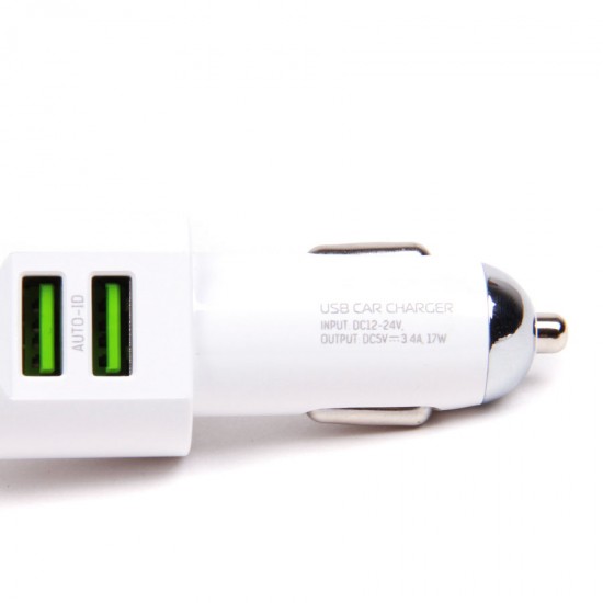 Автомобильное зарядное устройство 2 в 1 LDNIO DL-C29 micro USB, арт.010122