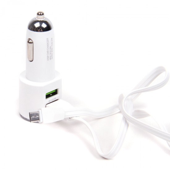 Автомобильное зарядное устройство 2 в 1 LDNIO DL-C29 micro USB, арт.010122