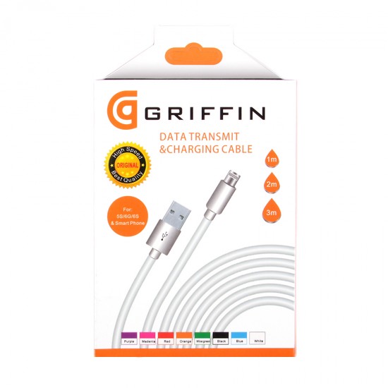 USB дата кабель Griffin для Samsung Galaxy Series/micro USB 2 метра, арт.009282