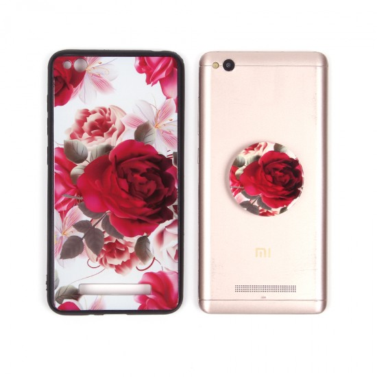 Чехол ТПУ с попсокетом для Xiaomi Redmi 4A, арт.010680