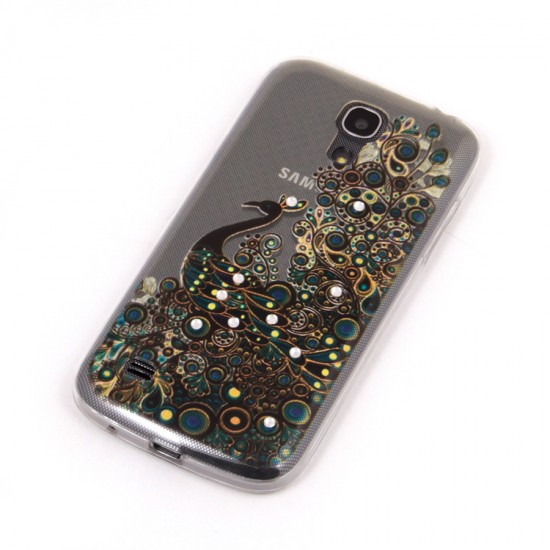 Силиконовый чехол со стразами для Samsung i9190 Galaxy S4 mini, арт. 008026
