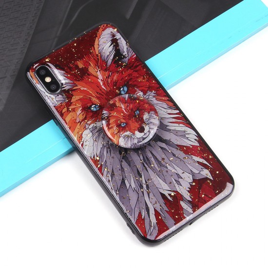 Чехол ТПУ с попсокетом для iPhone XS MAX, арт.010894