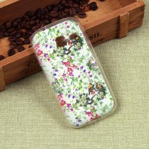 Силиконовый чехол с цветами для Samsung Galaxy J1 mini (2016), арт. 009612