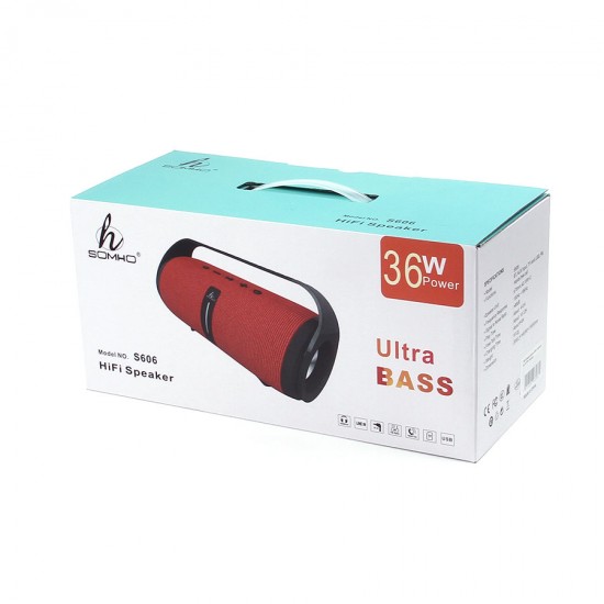 Портативная колонка SOMHO S606 с bluetooth, арт.010704