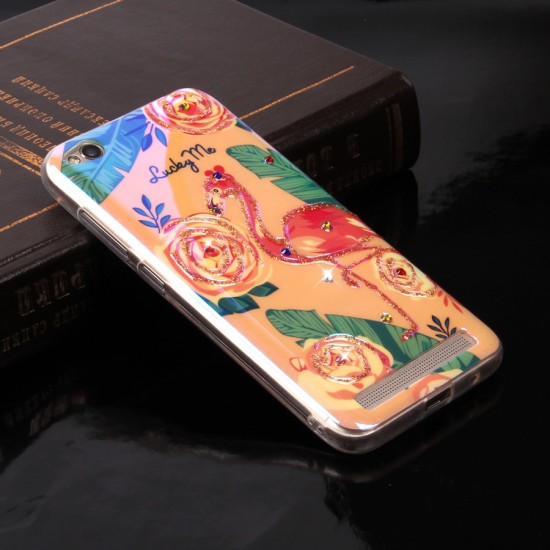 Панель ТПУ Blue Shine со стразами для Xiaomi Redmi 5А, арт.010444-1