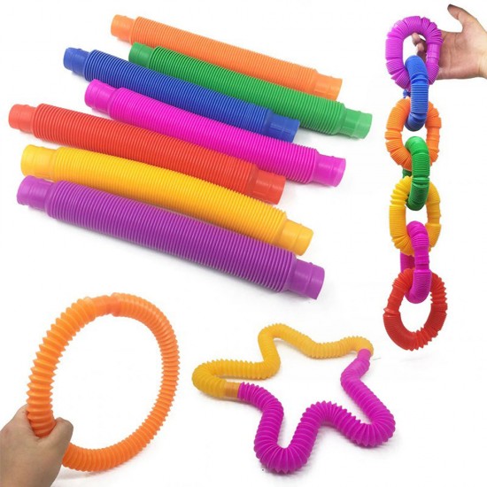 Игрушка Поп Туб Антистресс Трубка (большая), (12шт в компл). арт.012874