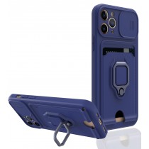 Чехол на iPhone 13 с защитой камеры, магнитным держателем и подставкой, арт.013036
