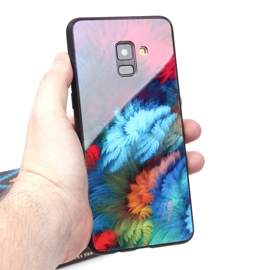 Глянцевый чехол для Samsung Galaxy A8+ (2018), арт.010577