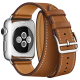 Ремешок из кожи двойной для Apple Watch 38/40мм, арт.011842