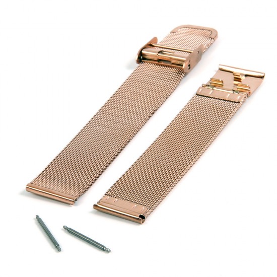 Ремешок металлический для Samsung Galaxy Watch 18мм Золотой, арт.012247