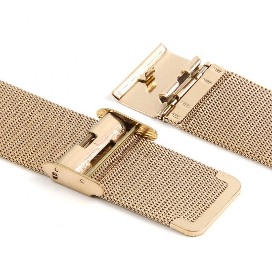 Ремешок металлический для Samsung Galaxy Watch 20мм Золотой, арт.012247