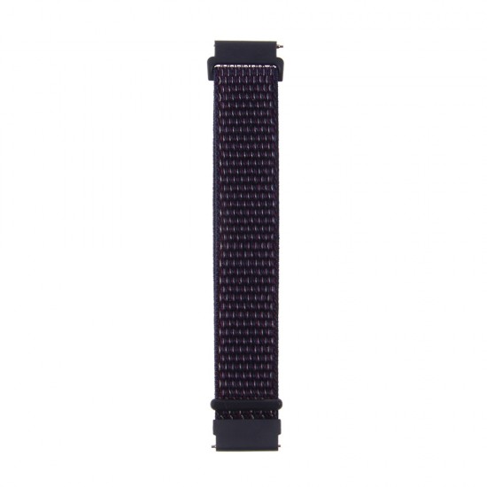Ремешок Нейлоновый для Samsung Galaxy Watch 20мм Темно-синий, арт.012248