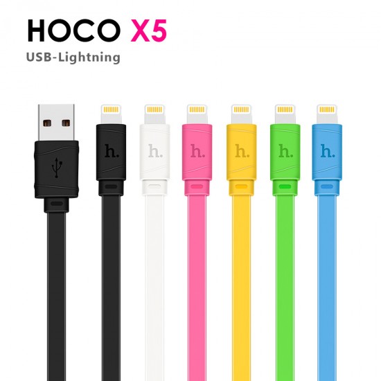 USB-Lightning дата кабель HOCO X5 для iPhone, 1 м, арт.010116