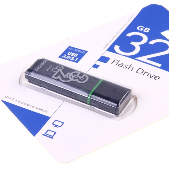 Флеш-накопитель 32 Gb Smart Buy Glossy series USB 3.0