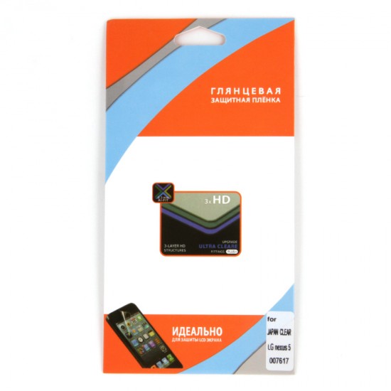 Защитная пленка глянцевая для LG Nexus 5, арт.007617