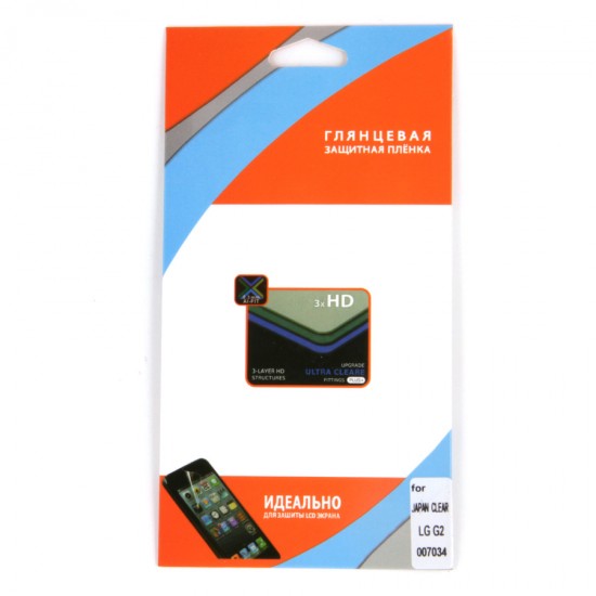 Защитная пленка глянцевая для LG G2 D802, арт.007034