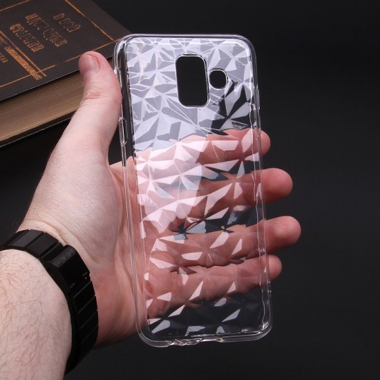 Силиконовый чехол Diamond для Samsung Galaxy A6 (2018), арт. 010635