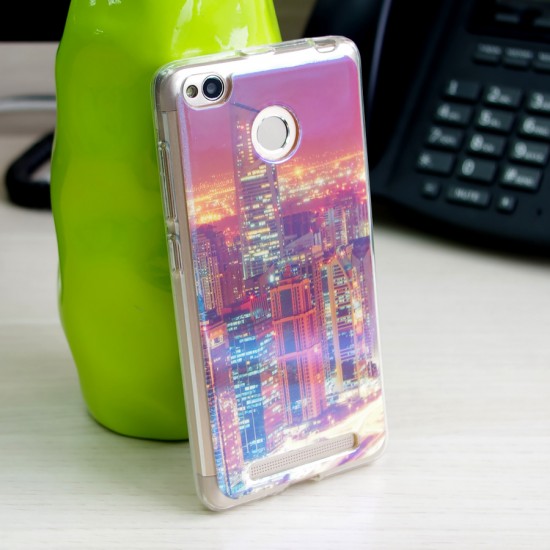 Панель ТПУ Blue Shine для Xiaomi Redmi 3S, арт.009563