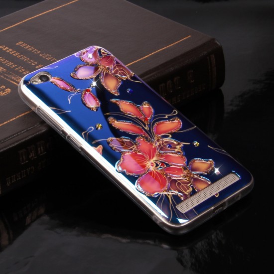 Панель ТПУ Blue Shine со стразами для Xiaomi Redmi 5А, арт.010443-1