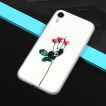 Чехол ТПУ с цветами для iPhone XR, арт.010776