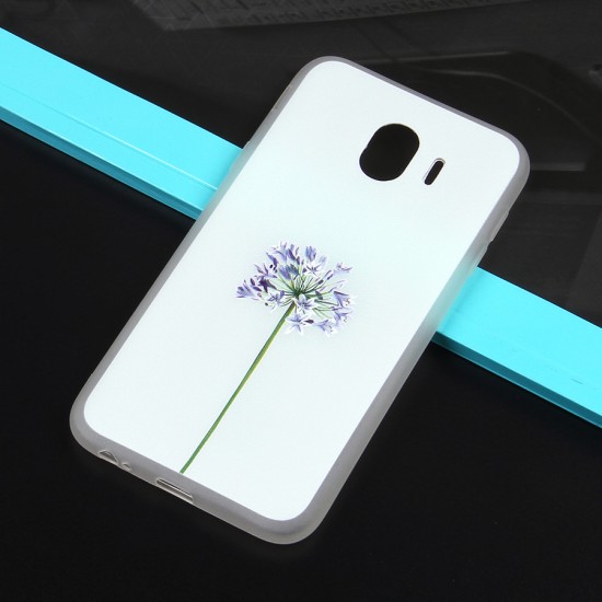 Чехол ТПУ с цветами для Samsung Galaxy J4 (2018), арт.010777
