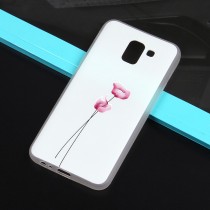 Чехол ТПУ с цветами для Samsung Galaxy J6 (2018), арт.010774